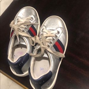 Children's leather low-top